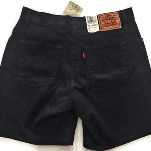 Relaxed Fit 550 Levi Black Shorts | 10